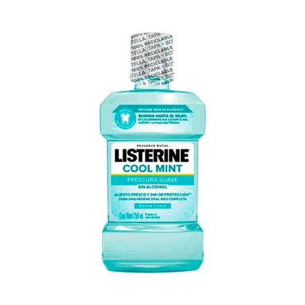 Enjuague Bucal Listerine Cool Mint Zero Menta 250ml