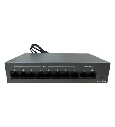 Switch 8POE Plus 2FE RJ45 F082 02