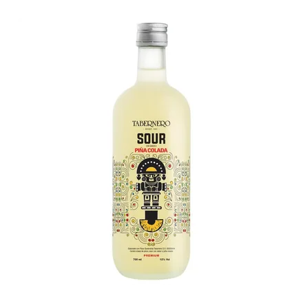 Licor Pisco Tabernero Sour Pina Colada 700ml