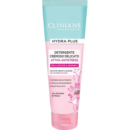 Crema Limpiador Clinians Hydra Plus Attiva Antistress Pelli Secche Sensibili 150ml