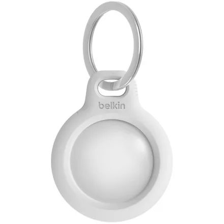Suporte Seguro com Chaveiro para AirTag Belkin F8W973BTWHT – Branco