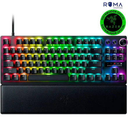 Teclado Gamer Analogico Huntsman V3 Pro Tenkeyless Rgb 8KHZ Nasa RZ03 R3U1