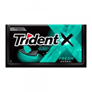 CHICLETES TRIDENT BRASILEIRO HERBAL FRESH 8G