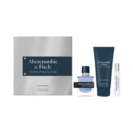Abercrombie Fitch 100 Passion Masculino 3 Piezas