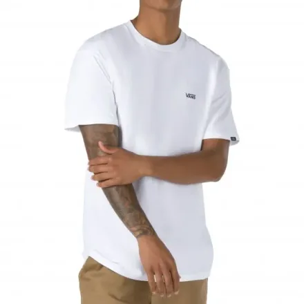 VANS REMERA VN0A3CZEYB2 LEFT CHEST LOGO TEE BLANCO (T) M