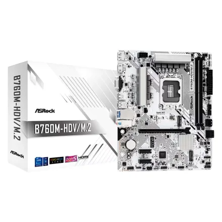 Placa Mae Asrock Hdv 2 Ddr 5 Socket Chipset B760 Atx