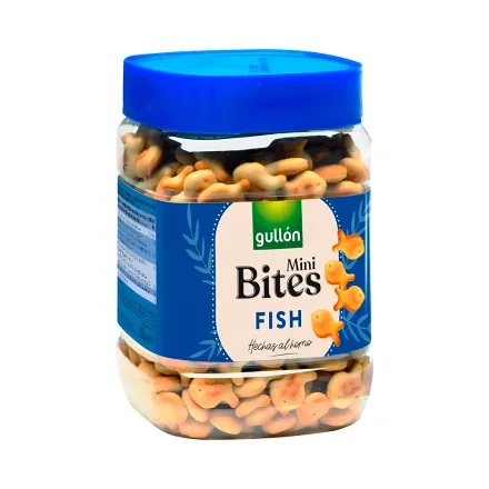Galletitas Gullon Saladas Mini Bites Fish 350g