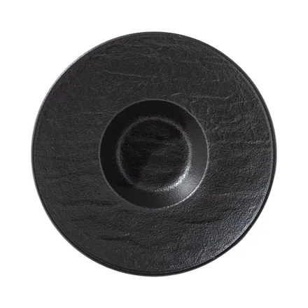 Plato Hondo Wilmax Slatestone Wl 661116/A 27 Cm Negro