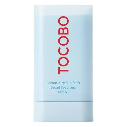 Protetor Solar Barra Tocobo Cotton Airy Sun Stick Spf 50 19g
