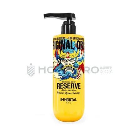 LOCÇÃO PÓS-BARBA IMMORTAL AFTER SHAVE SAMURAI-AMARILLO