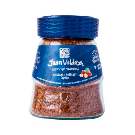 Cafe Juan Valdez Soluble Liofilizado Avellana 90g