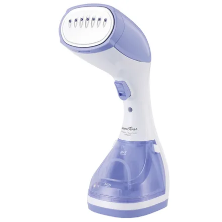 Plancha Vapor Con Tanque Blanco Azul 180ml