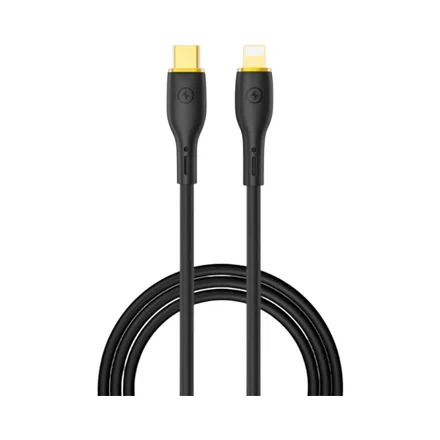 Cable Luxor Lx 01830 W Usb C A Lightning 30 W Negro