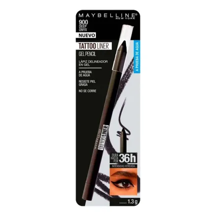 Lapis Olho Maybelline Tattoo Studio 900 Onyx Profond