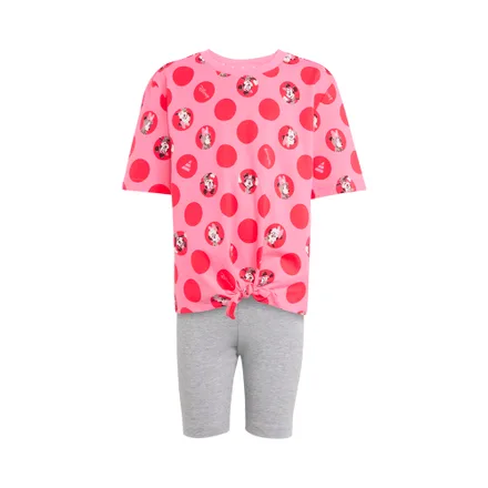 Conjunto Infantil Adidas Jf3646 Disney Minnie Mouse Femenino