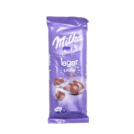 MILKA CHOCOLATE CON LECHE LEGER 110GR