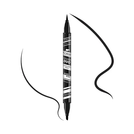 Lápiz Delineador De Ojos Kokie Dynamic Duo Black