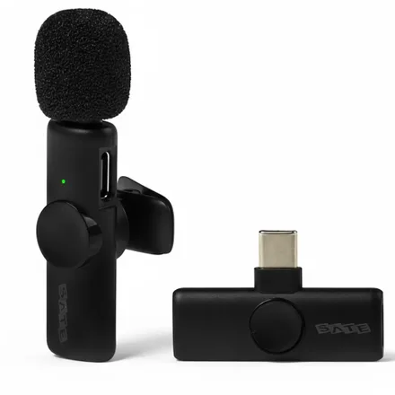 Microfono Inalambrico Satellite A-MK131 Tipo-C - Negro