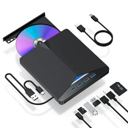 Grabador Dvd Rm Externo 7EN1 Multi Function