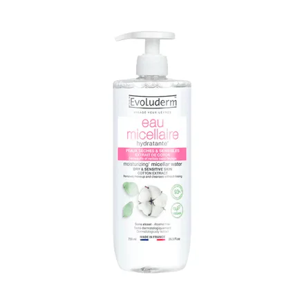Micelar Evoluderm Hydratante Dry Sensitive Skin 750ml