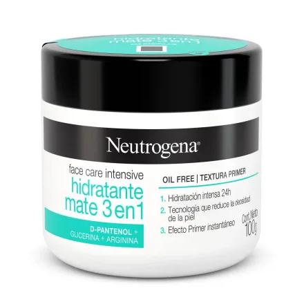 Neutrogena Crema Hidratante Mate 3 En 1