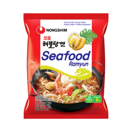 Sopa Instantanea Fideos Nongshim Seafood Ramyun 125 Gr