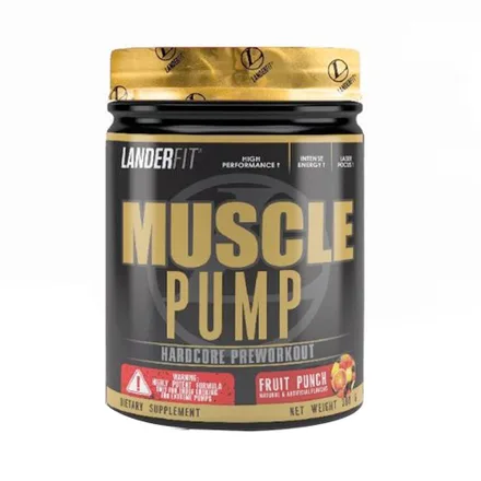 Pre Entreno Landerfit Muscle Pump Fruit Punch 300 Gr
