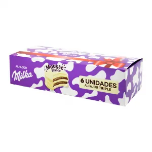Alfajor Milka Triplo Mousse 6 Und
