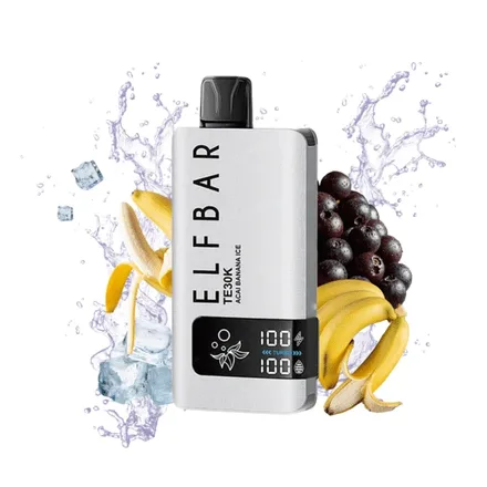 ELFBAR VAPER DESECHABLE TE30000 30000PUFFS ACAI BANANA ICE