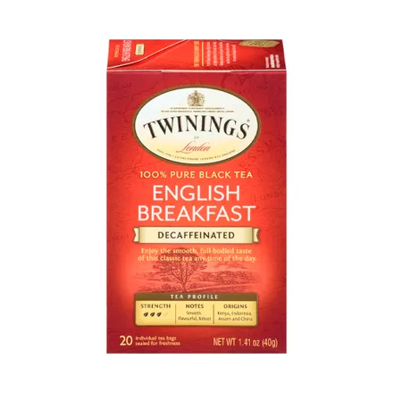 Te Twinings Breakfast Decaffeinated 20