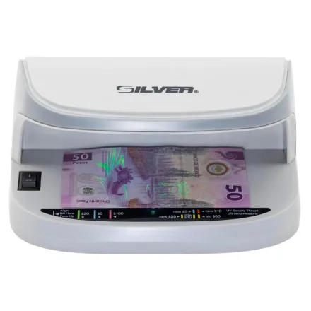 Detector de Dinheiro Falso AccuBanker SD100 - Prata