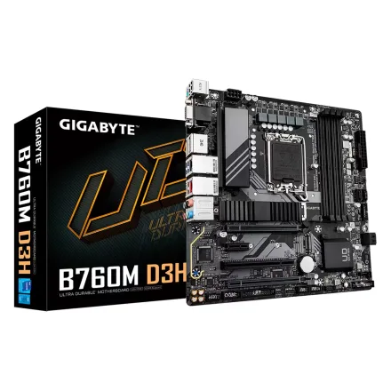 Placa Mae Gigabyte D3H Ddr 5 Socket Lga 1700 Chipset B760 Express Atx