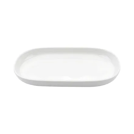 Bandeja De Cerámica Life Home Es 54883 26 Cm Blanco
