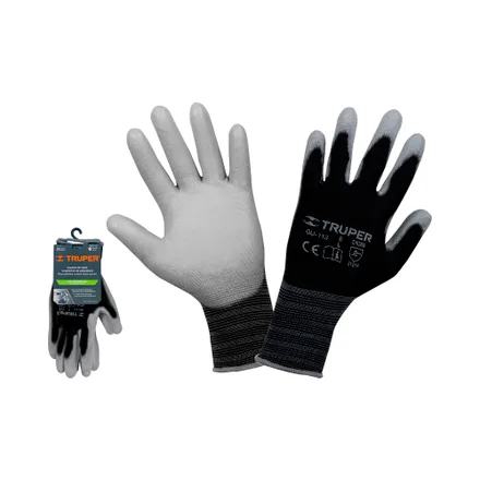 Guante De Nylon Recubiertos De Poliuretano Truper 13292 Tamaño G