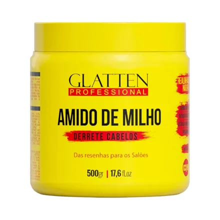 Mascarilla Capilar Glatten Professional Fecula Maiz 500 Gr