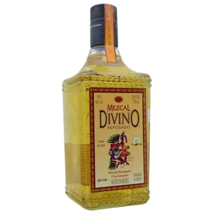 Tequila Mezcal Divino Reposado 100 Agave 750ml