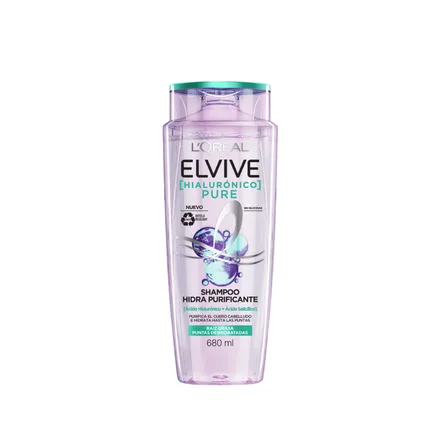 Elvive Pure Shampoo Hidra Hialuronico 680ml