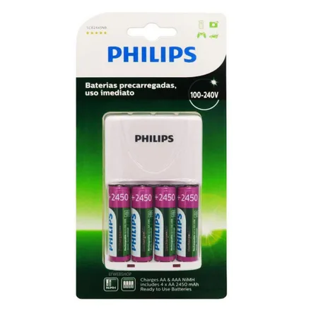 Carregador 4 Pilhas