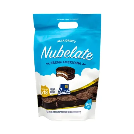 Mini Alfajor Punta Ballena Nubelate Crema Americana 18