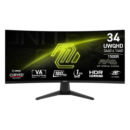 Msi Mag 34 Uwqhd Curvo Hdmi Dp