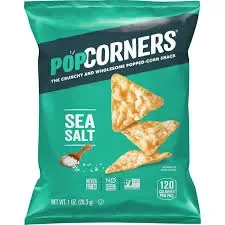 POP CORNERS SNACK SEA SALT 28.3G