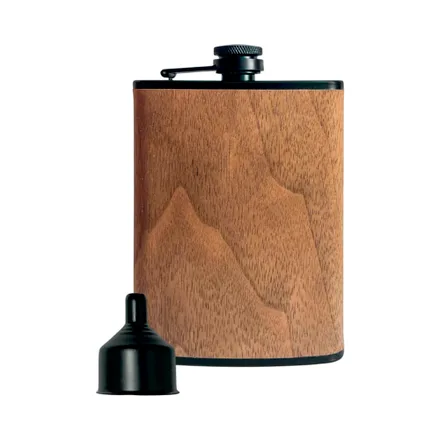 Petaca Con Embudo Vin Bouquet Fia 1277 Marron Negro 237ml