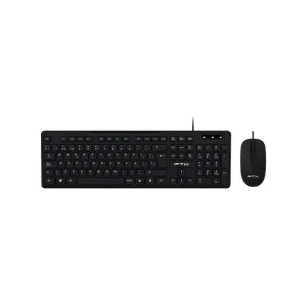 FTX TECLADO + MOUSE FTXKM086 PORTUGUES NEGRO