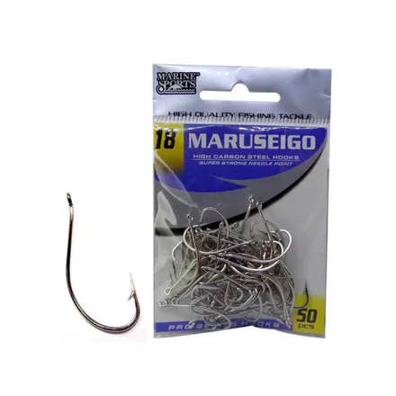 Anzuelo Marine Sports Maruseigo Nickel 18 50 Pcs