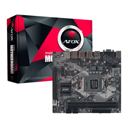 Placa Mae Afox IH61 MA2 V2 Socket Lga 1155 Chipset H61 Ddr 3 Atx
