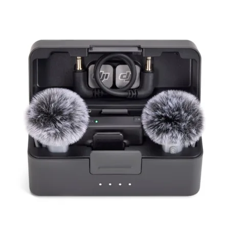 Microfono Mini 2 Tx Plus 1 Rx Charging Case
