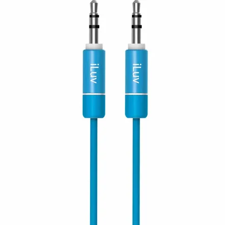 Cabo iluv 0.9m Audio 3.5mm/Aux Premium Aux-In – Azul ICB110BLU