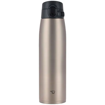 Garrafa Termica Zojirushi Inox Tampa Flip Anti Vazamento Prata 710ml