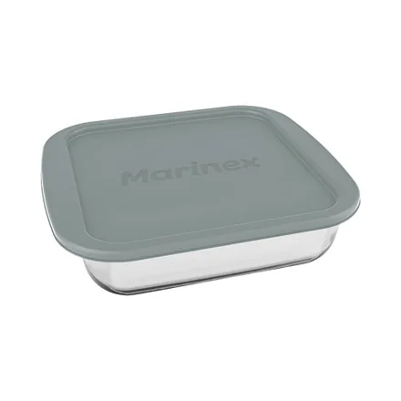 Asadera Cuadrada Vidrio Marinex Con Tapa Gd 25 3 Surtido