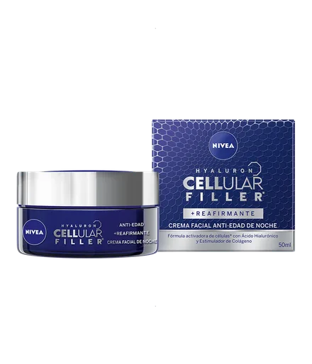 Nivea Cellular Filler Hyaluron Crema Facial Anti Edad Noche 50ml